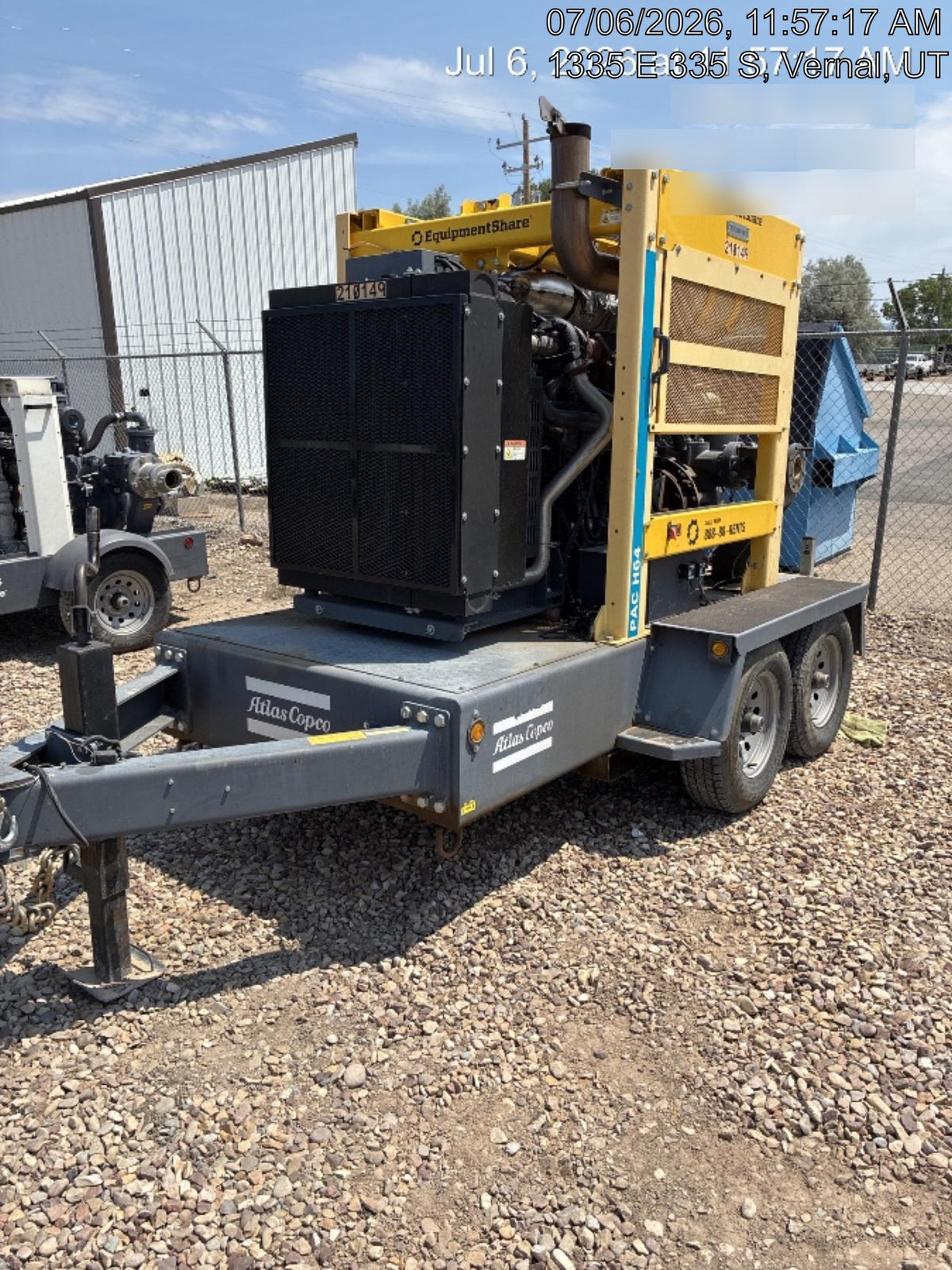 2022 ATLAS COPCO PAC H64 JD