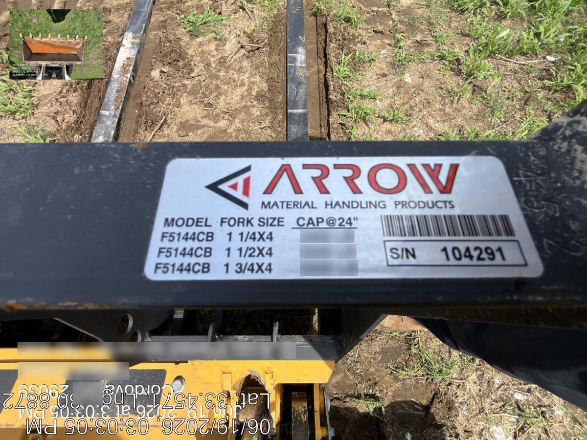 2026 ARROW MATERIAL HANDLING 72" Pallet Forks - Arrow