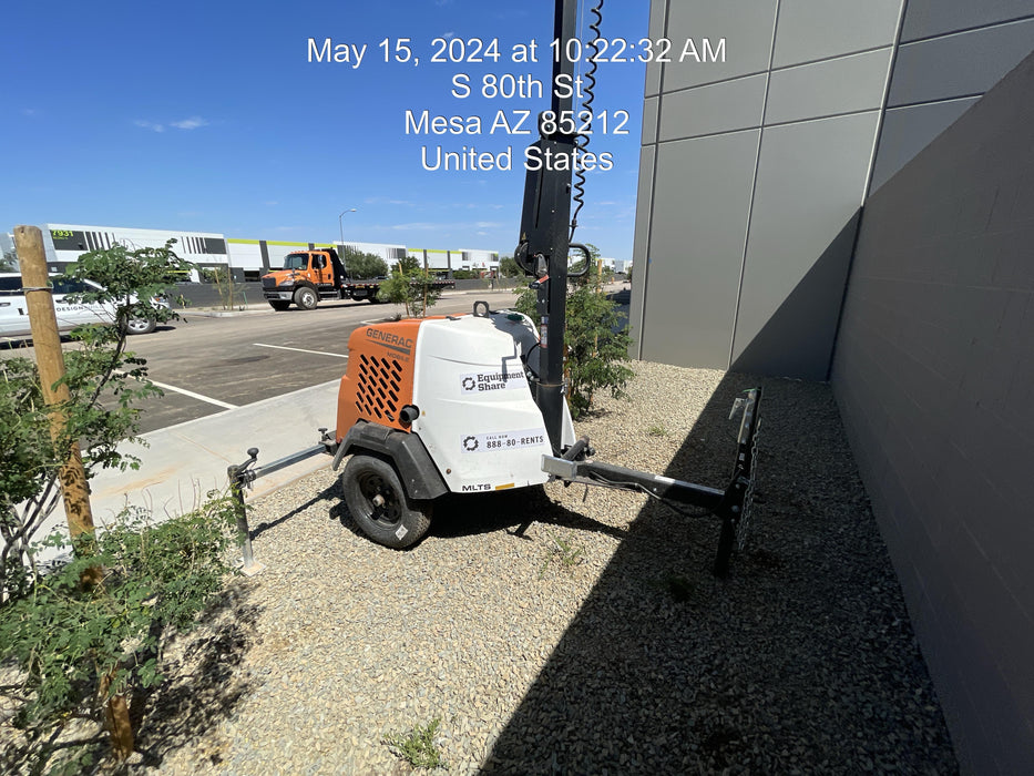 2023 Generac MLT2 Diesel, Flex Switch 120V Input, Powerzone Controller, 
(4) 320W LED Lights, 4kW Generator, 39.9 Gal Fuel Tank, 2" Ball, T3