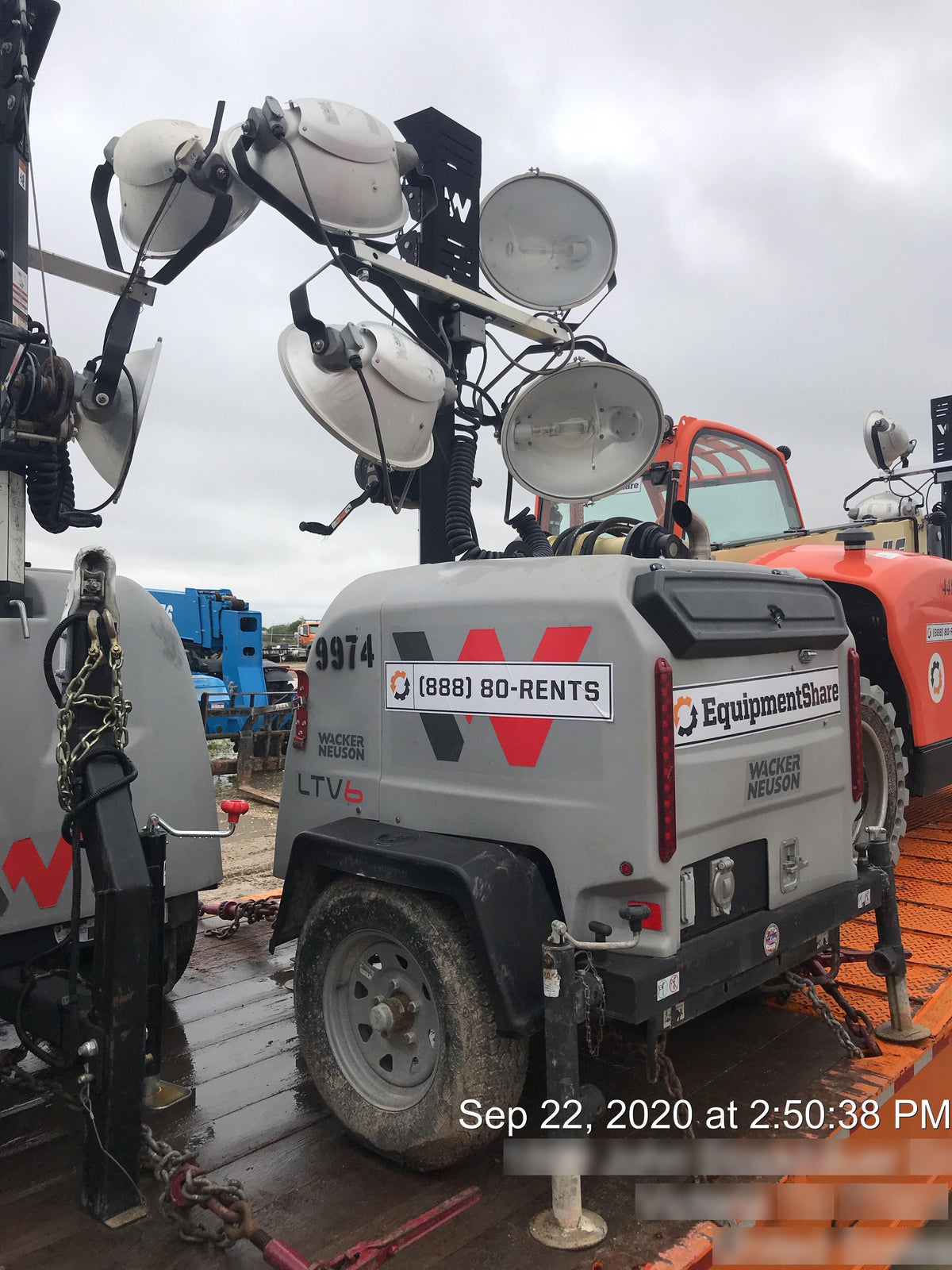 Wacker Neuson LTV6K-MH Wacker Neuson LTV6K Towable Light Tower