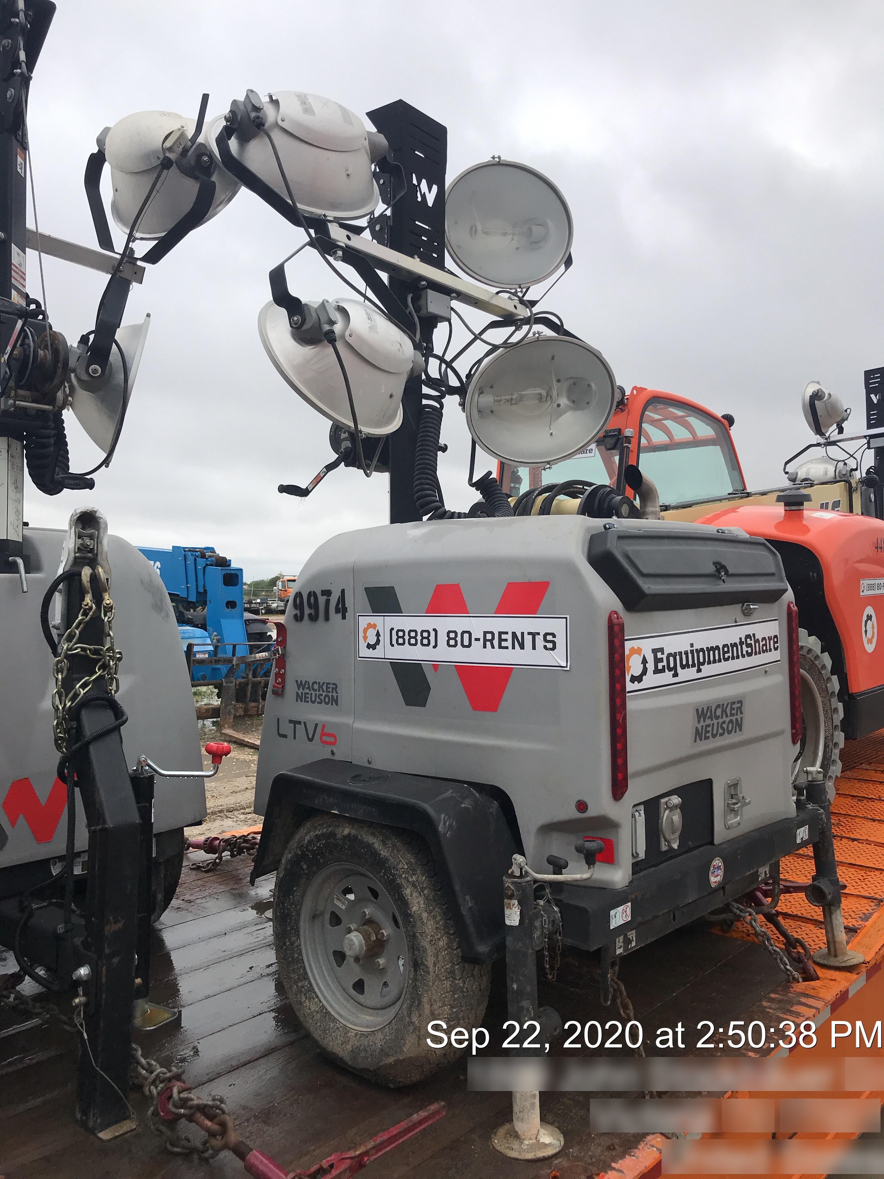 Wacker Neuson LTV6K-MH Wacker Neuson LTV6K Towable Light Tower