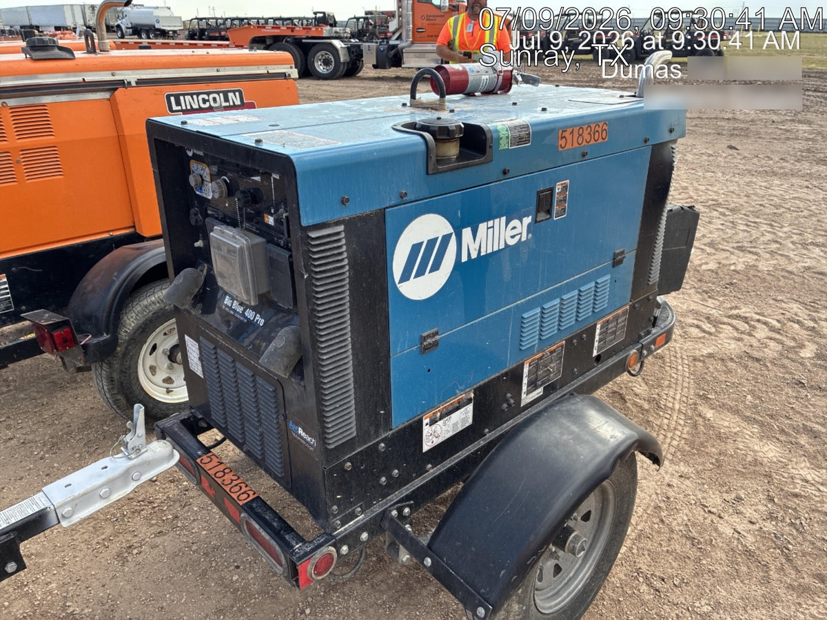 2025 MILLER ELECTRIC BIG BLUE 400