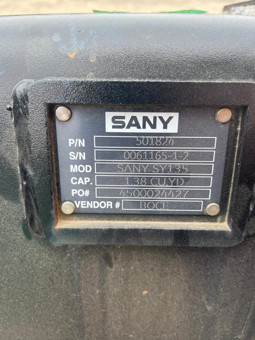 2025 SANY 60" Ditching Bucket - Sany