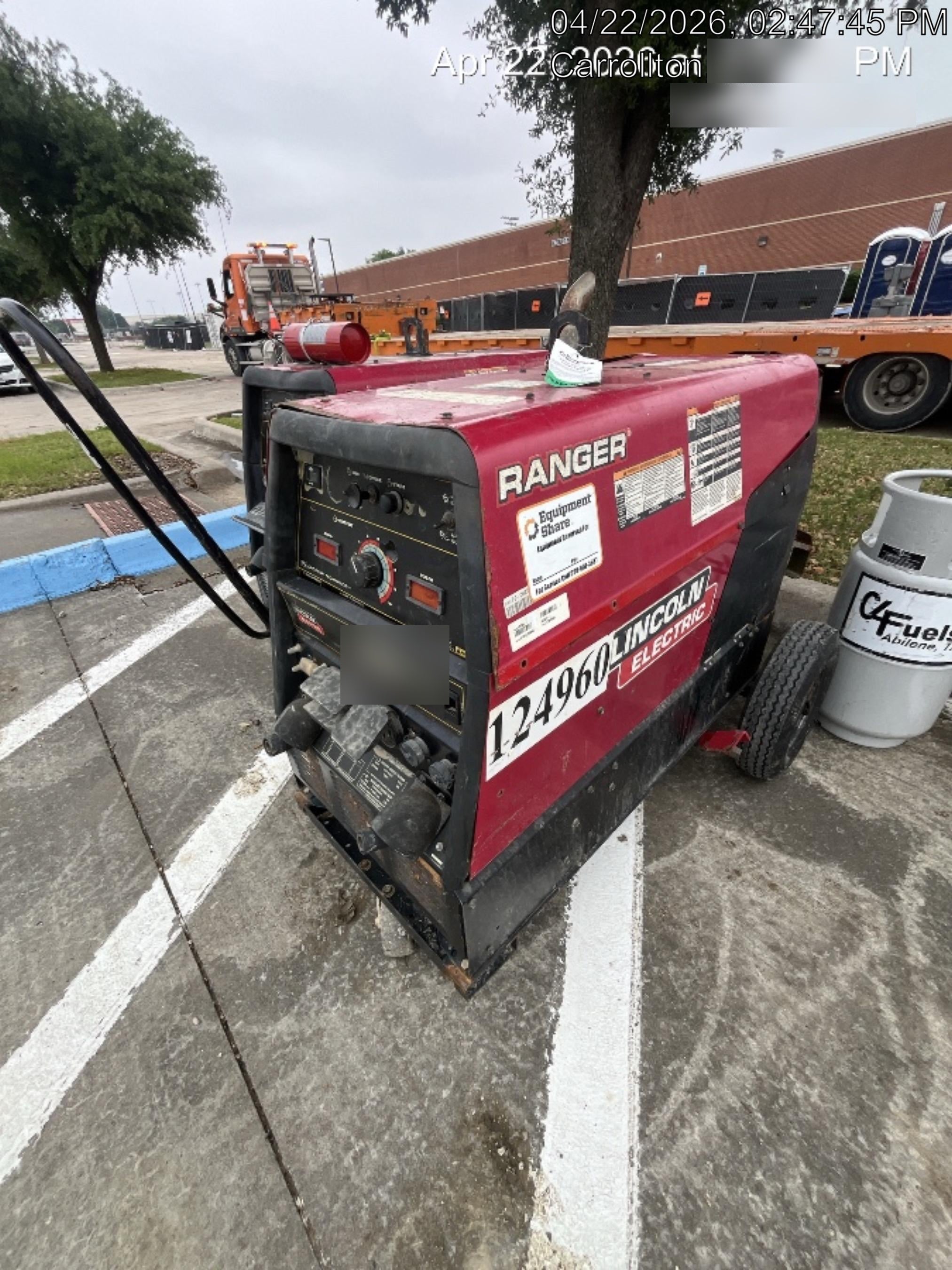 2021 Lincoln Electric Ranger 305 LPG RANGER 305 LPG ONE-PAK