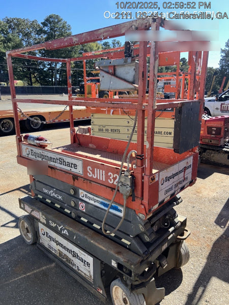 2019 Skyjack SJIII-3219 Standard Options, Trojan Batteries