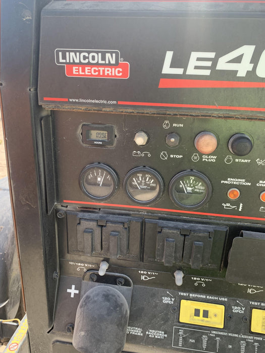 2022 Lincoln Electric LE400 Kubota V1505, Trlr, Cable Rack, Light Kit, ES Decals, T3