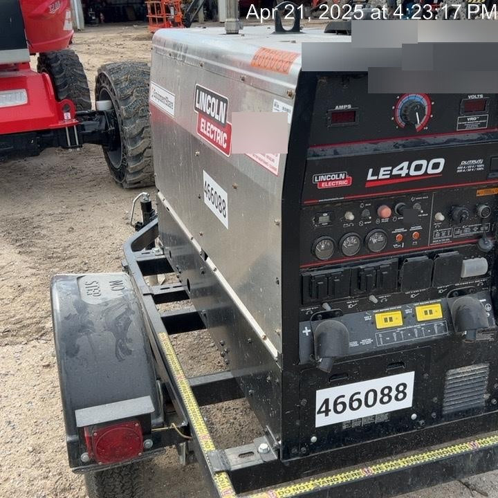 2024 Lincoln Electric LE400 Kubota V1505, Trlr, Cable Rack, Light Kit, ES Decals, T3