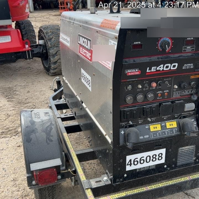 2024 Lincoln Electric LE400 Kubota V1505, Trlr, Cable Rack, Light Kit, ES Decals, T3