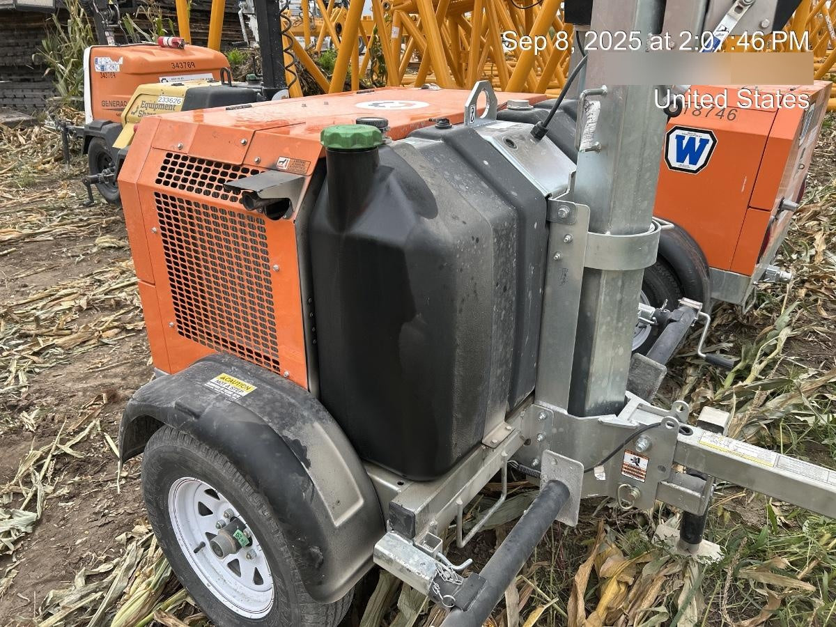 2024 Wanco WLTT-4MM4K Diesel, Deep Sea Controller, Shore Power Plug, Auto Start, (4) 350W LED Floodlights, 4kW Generator, 60 Gal Fuel Tank, 2" Ball, T3