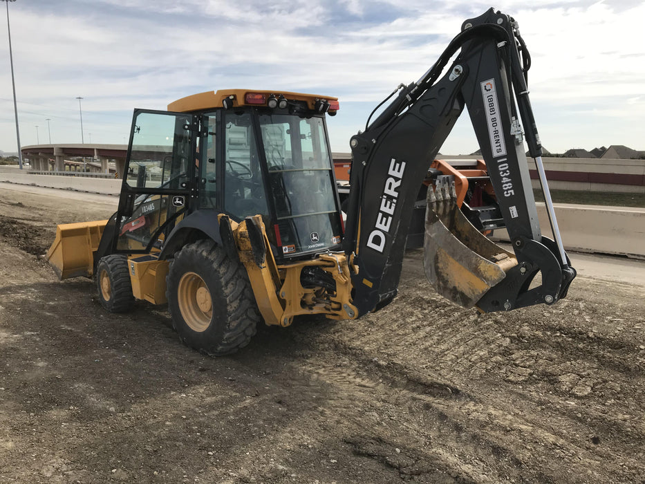 2020 John Deere 310LEP Cab/Heat/Air, 4WD, Standard Stick, Pilot Controls, 2 Way Hydraulics, TAG Manual QC