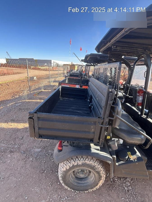 2021 Kubota RTV-X1140W-H Plastic Canopy, Windshield Acrylic Clear, LED Strobe Light, Wire Harness Kit, Back up Alarm