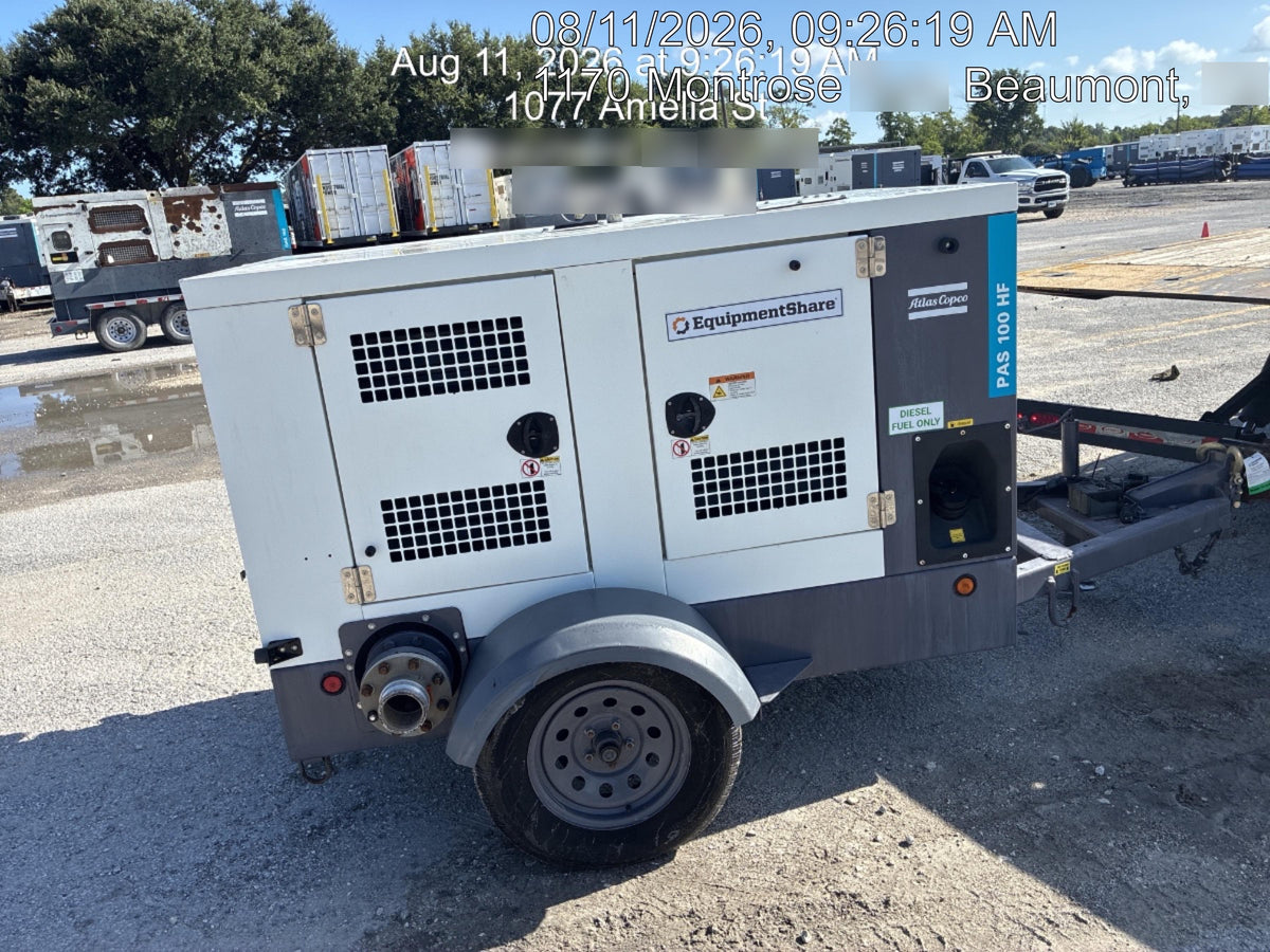 2020 ATLAS COPCO PAS 100 HF CS Enclosed