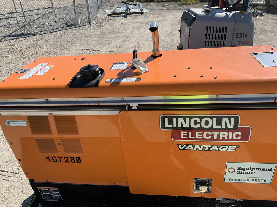 2021 Lincoln Electric Vantage 322 Vantage 322 Ready Pak 3 w/ Decals, ORANGE (includes trailer, cable rack, fender light kit) NO Telematics