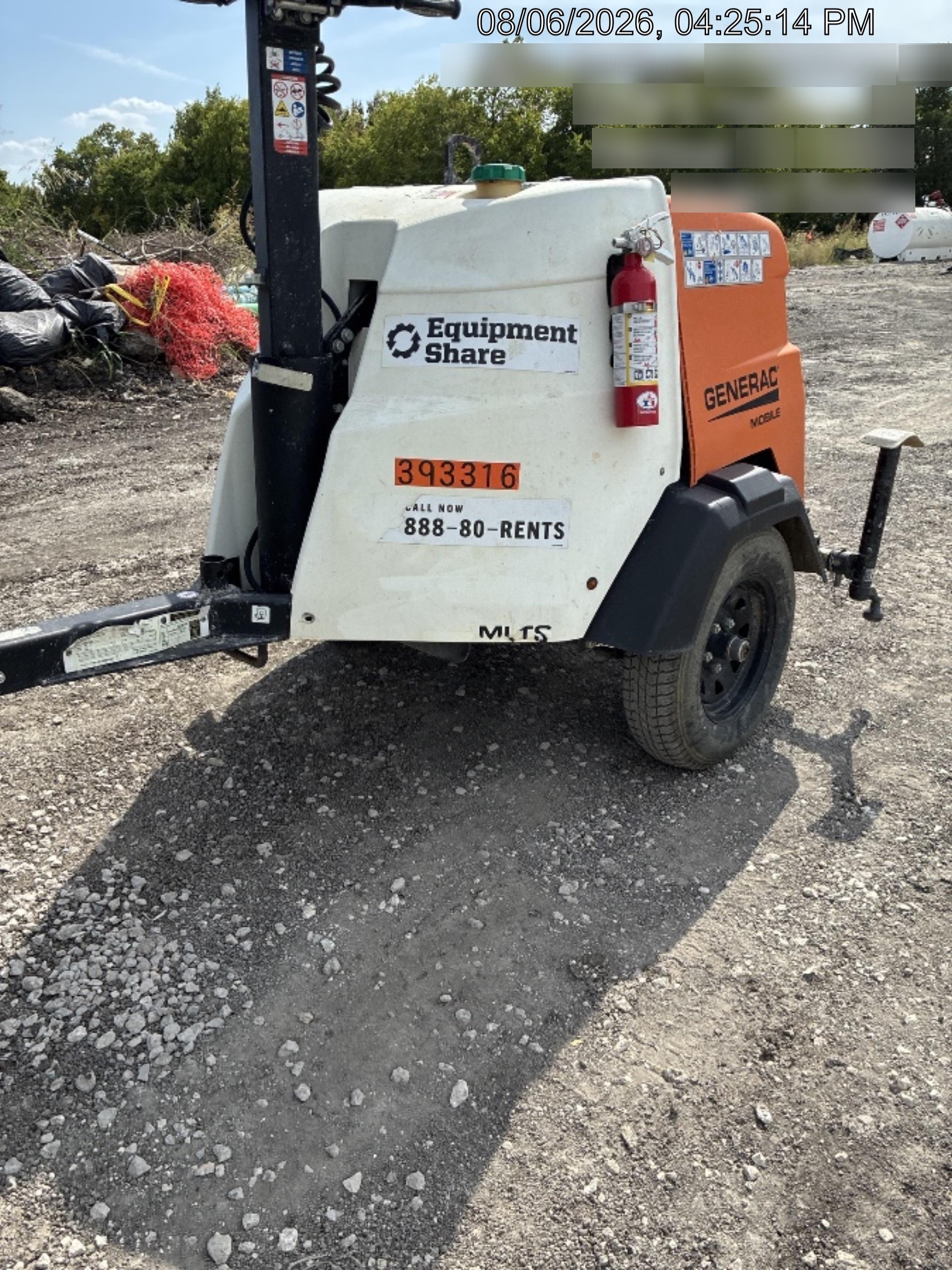 2024 Generac MLT2 Diesel, Flex Switch 120V Input, Powerzone Controller, 
(4) 320W LED Lights, 4kW Generator, 39.9 Gal Fuel Tank, 2" Ball, T3