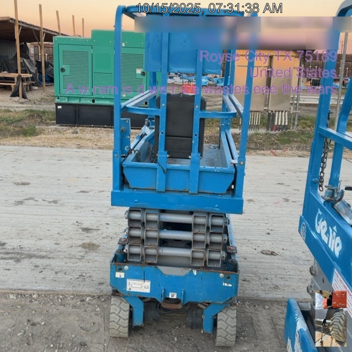 2018 Genie GS-1930 Genie GS-1930 Scissor Lift w/Standard Options