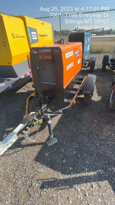 2022 Lincoln Electric LE400 Kubota V1505, Trlr, Cable Rack, Light Kit, ES Decals, T3