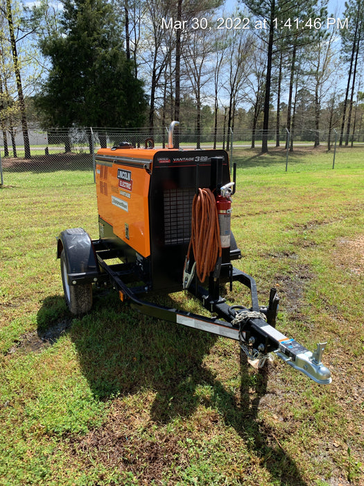 2021 Lincoln Electric Vantage 549X Ready Pak 3, ORANGE (includes trailer, cable rack, fender light kit)