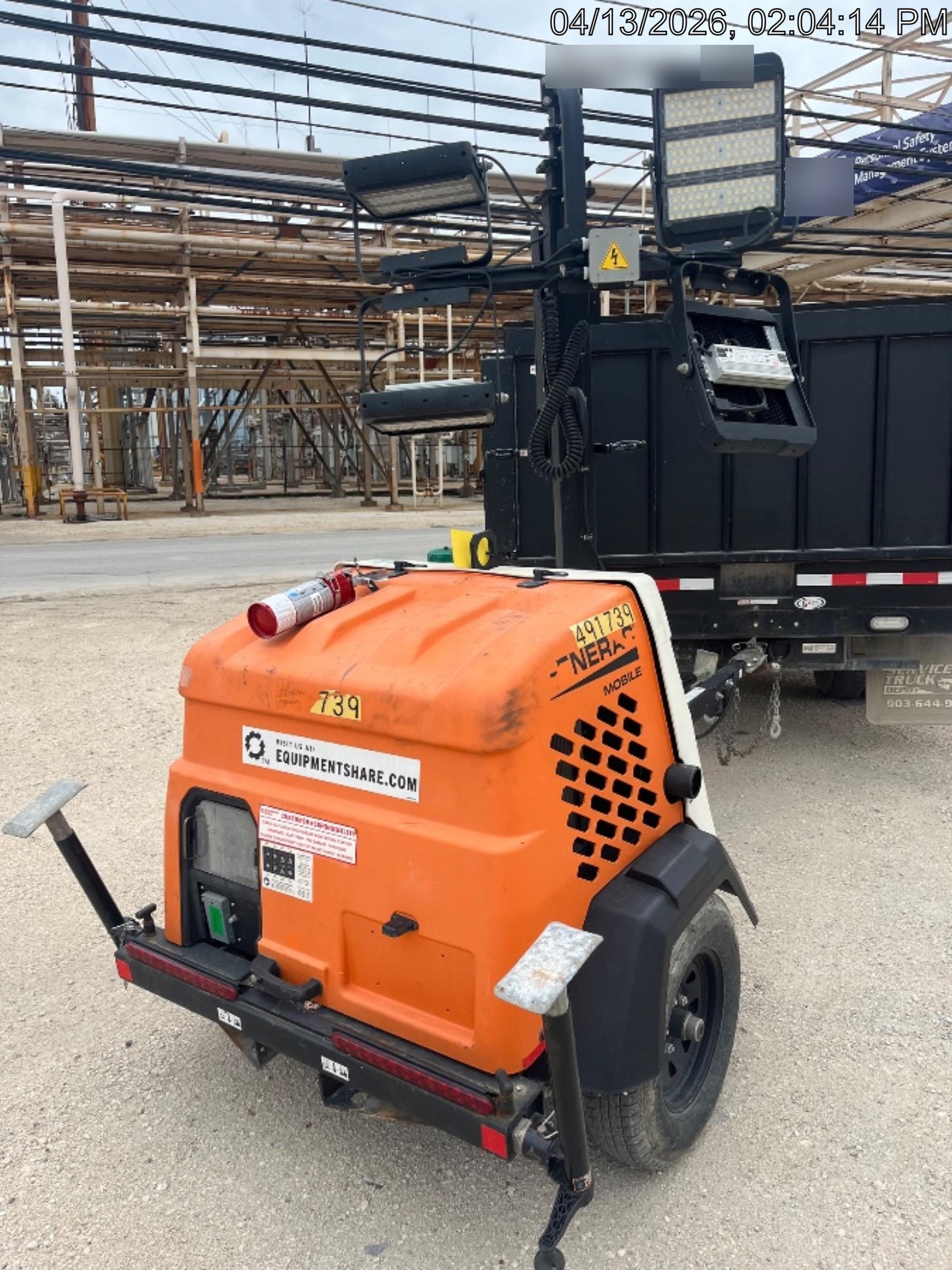 2025 Generac MLTS-4 Diesel, Mitsubishi L2E, 7.1 hp @1800 rpm, Flex Switch 120V Input, Powerzone Controller, (4) 320W LED Lights, 4kW Generator, 39.9 Gal Fuel Tank, 2" Ball, ES Decals