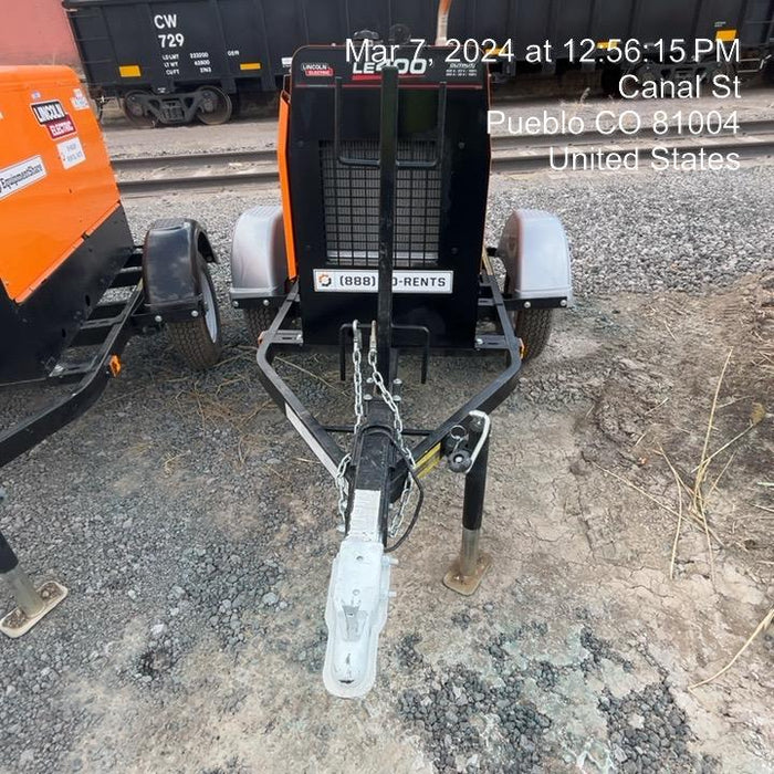 2022 Lincoln Electric LE400 Kubota V1505, Trlr, Cable Rack, Light Kit, ES Decals, T3