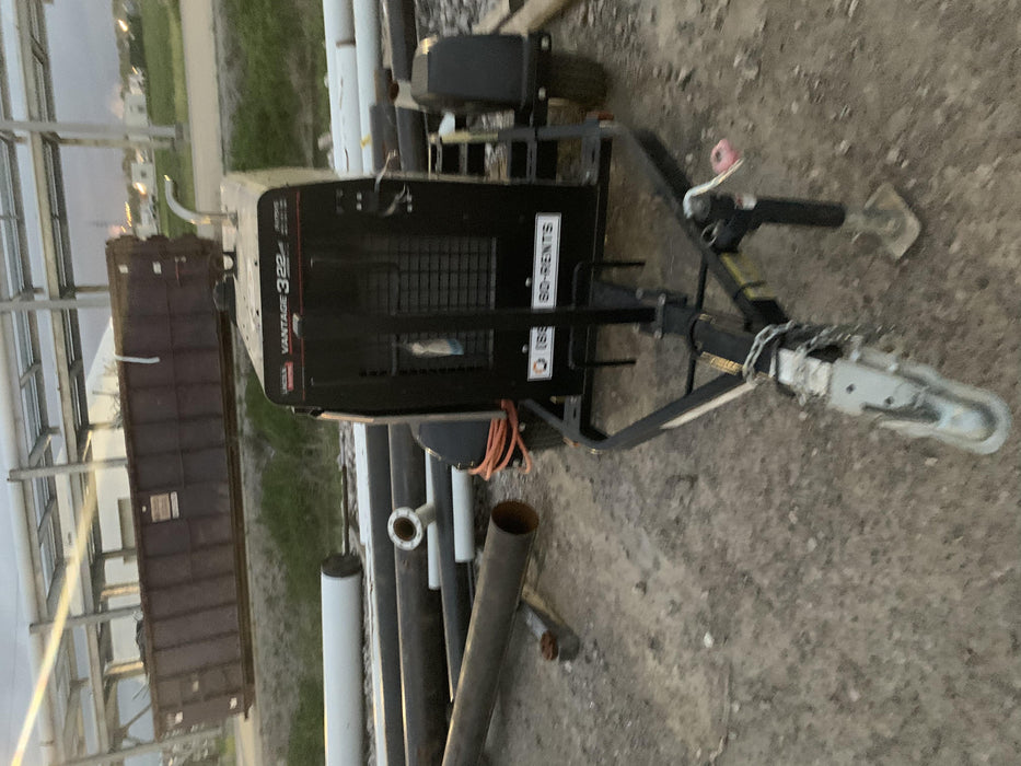 2020 Lincoln Electric Vantage 322 Welder Ready-Pak 3, w/ GPS & Decals (includes trailer, cable rack, fender light kit)