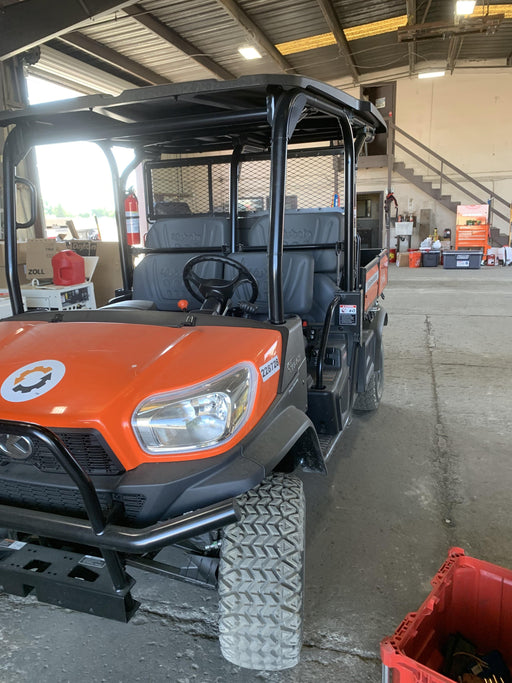 2022 Kubota RTV-X1140W-H Plastic Canopy, Windshield Acrylic Clear, LED Strobe Light, Wire Harness Kit, Back up Alarm