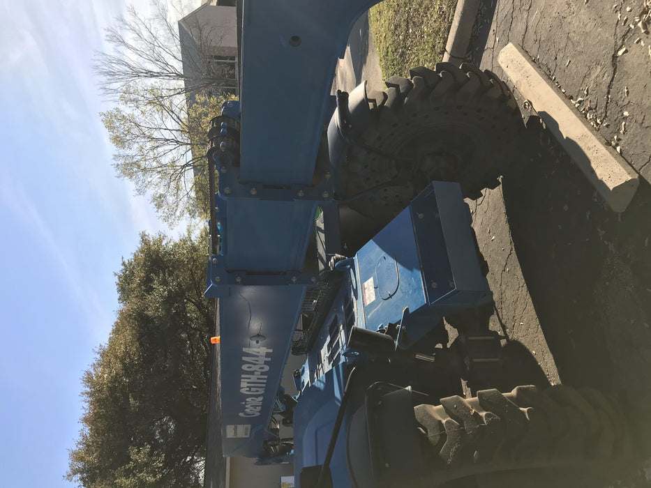 2018 Genie GTH-844 Genie GTH-844 w/Open ROPS, Solid Tires, beacon/work lights, 60" carriage/forks