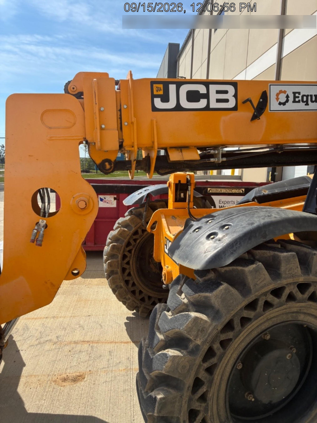 2020 JCB 509-42 Canopy, Solid Tires, Work Lights, Beacon, Aux Hydraulics, Back up Alarm, Lifting Eye, ES Decals