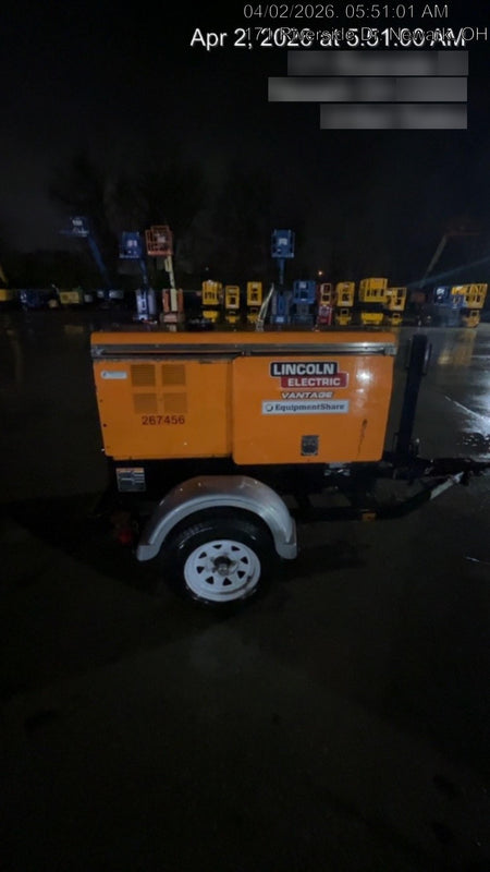 2022 Lincoln Electric LE400 Kubota V1505, Trlr, Cable Rack, Light Kit, ES Decals, T3