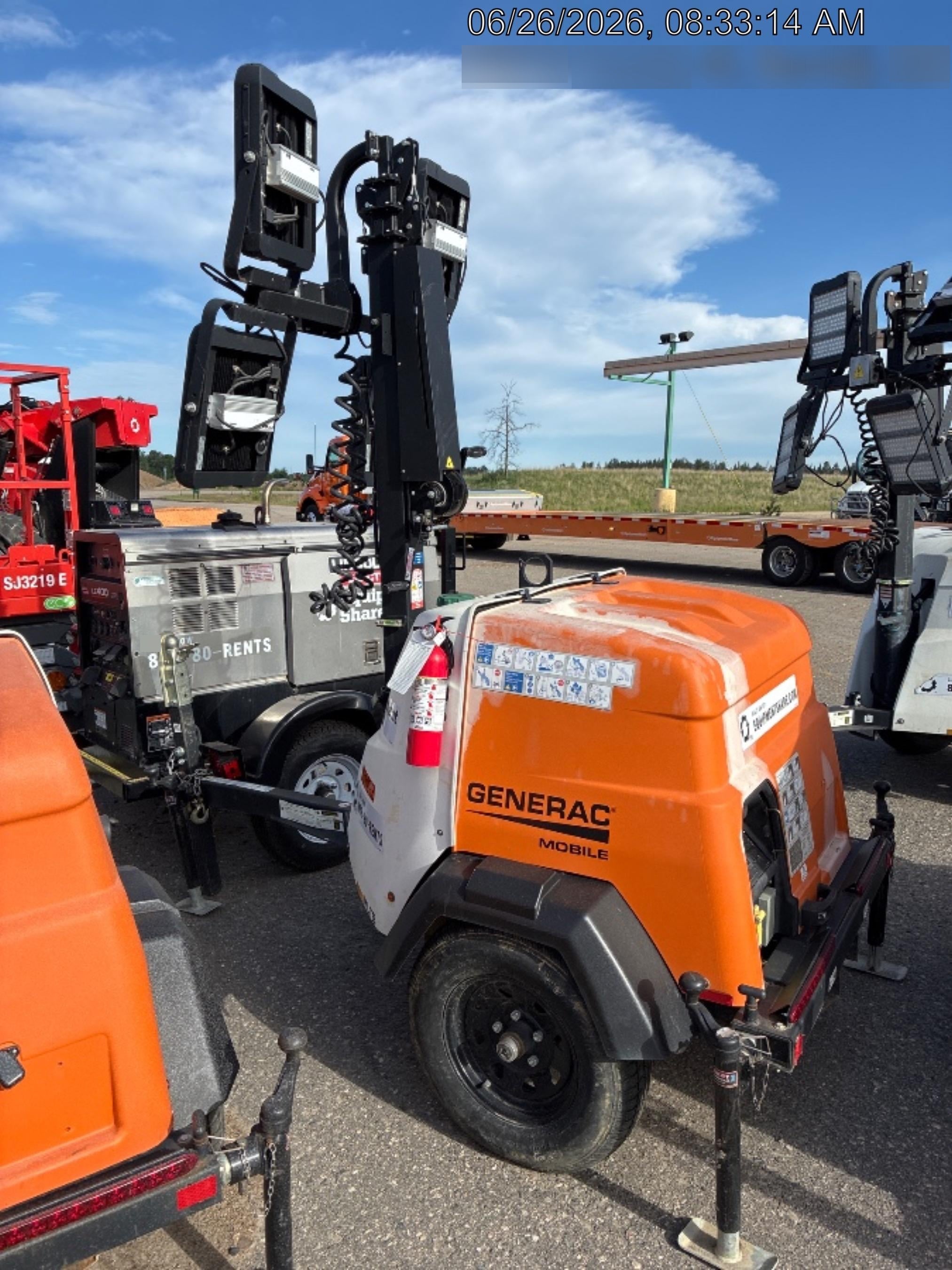 2023 Generac MLT2 Diesel, Flex Switch 120V Input, Powerzone Controller, (4) 320W LED Lights, 4kW Generator, 39.9 Gal Fuel Tank, 2" Ball, T3