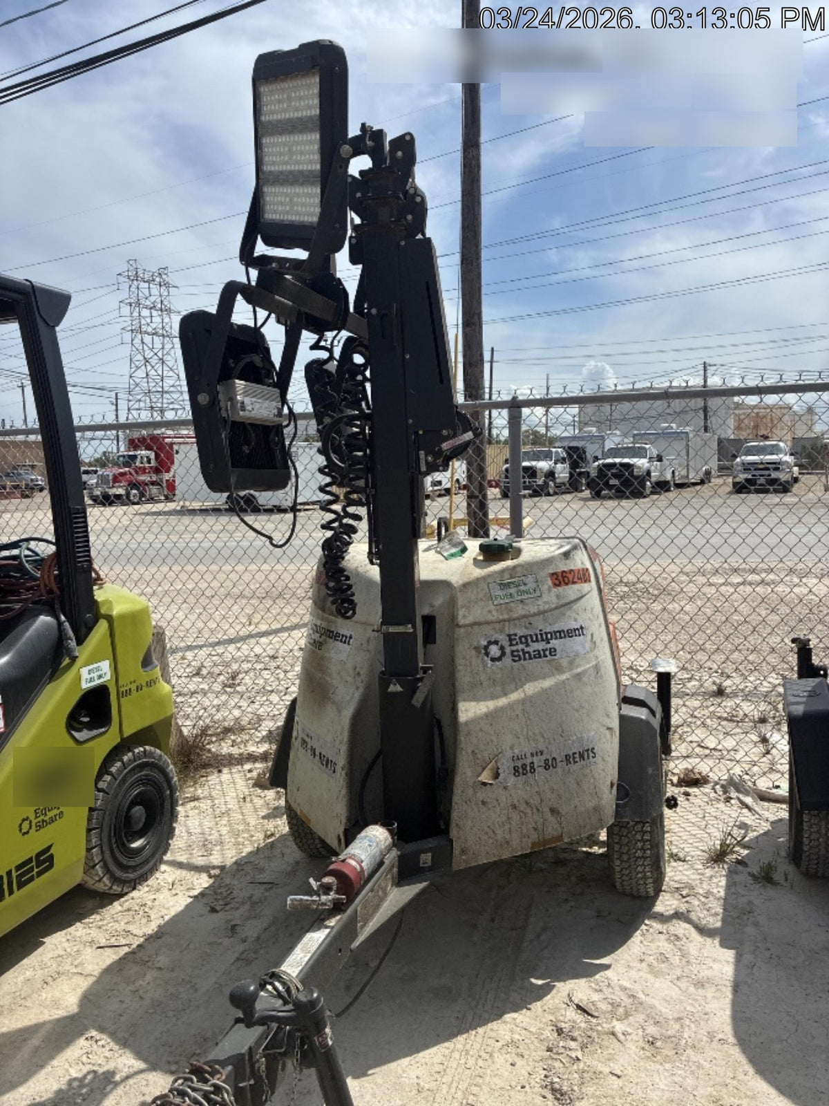 2023 Generac MLT2 Diesel, Flex Switch 120V Input, Powerzone Controller, 
(4) 320W LED Lights, 4kW Generator, 39.9 Gal Fuel Tank, 2" Ball, T3