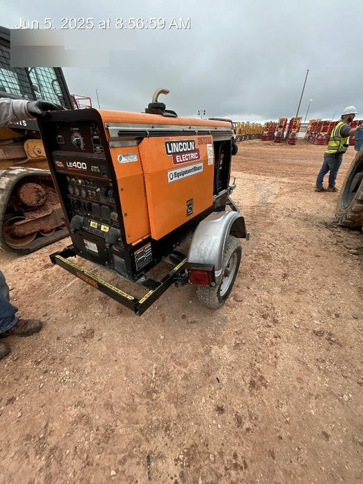 2022 Lincoln Electric LE400 Kubota V1505, Trlr, Cable Rack, Light Kit, ES Decals, T3