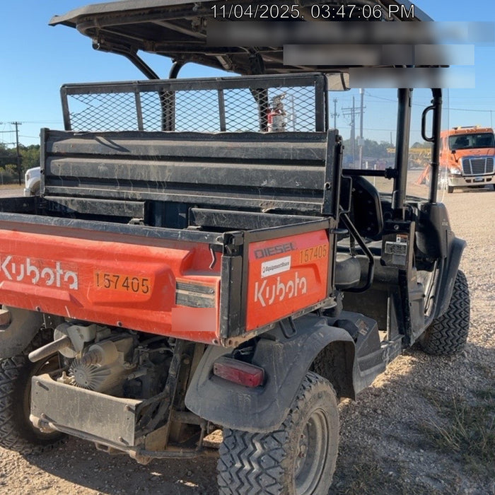 2021 Kubota RTV-X1140W-H Plastic Canopy, Windshield Acrylic Clear, LED Strobe Light, Wire Harness Kit, Back up Alarm