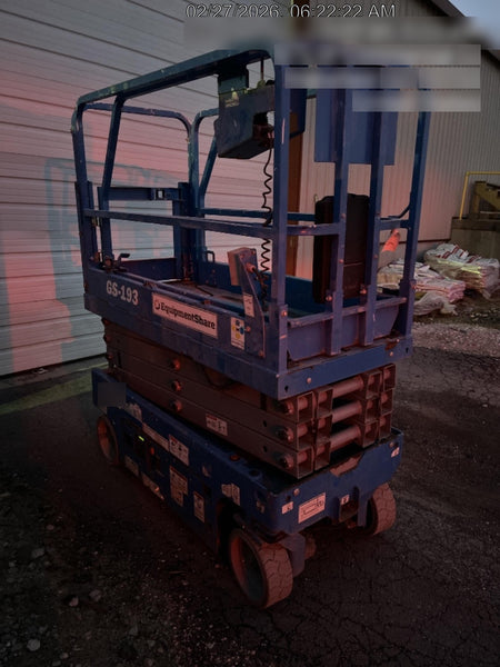 2020 Genie GS-1930 Solid Non Marking Tires, Beacon, Folding rails with half height swing gate