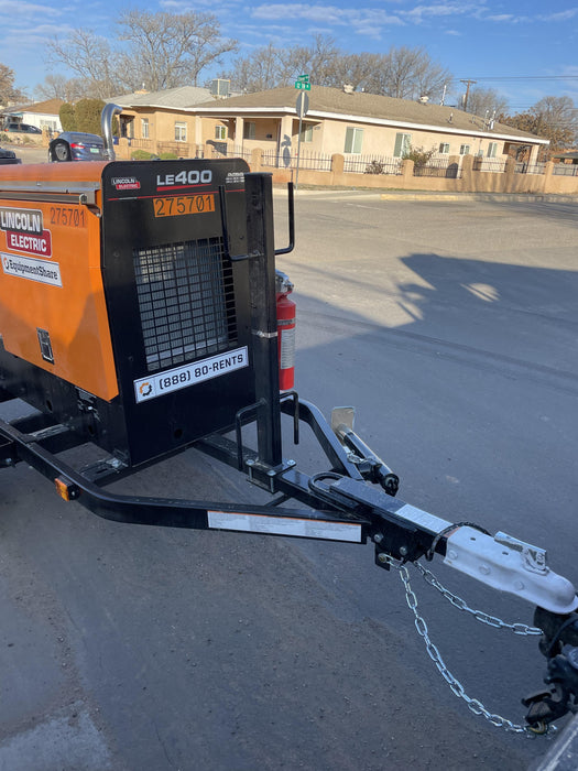 2022 Lincoln Electric LE400 Kubota V1505, Trlr, Cable Rack, Light Kit, ES Decals, T3