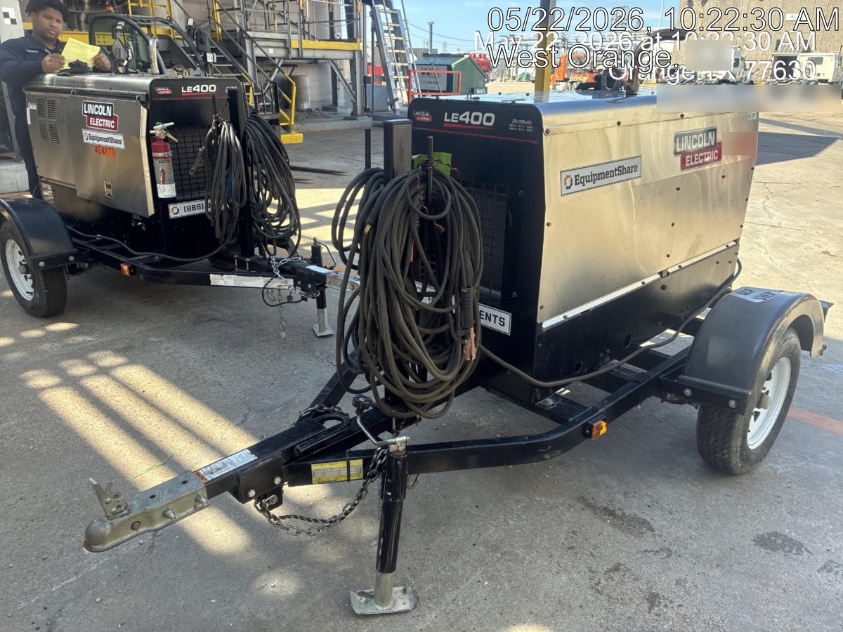 2024 Lincoln Electric LE400 Kubota V1505, Trlr, Cable Rack, Light Kit, ES Decals, T3