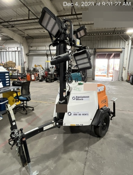 2023 Generac MLT2 Diesel, Flex Switch 120V Input, Powerzone Controller, (4) 320W LED Lights, 4kW Generator, 39.9 Gal Fuel Tank, 2" Ball, T3