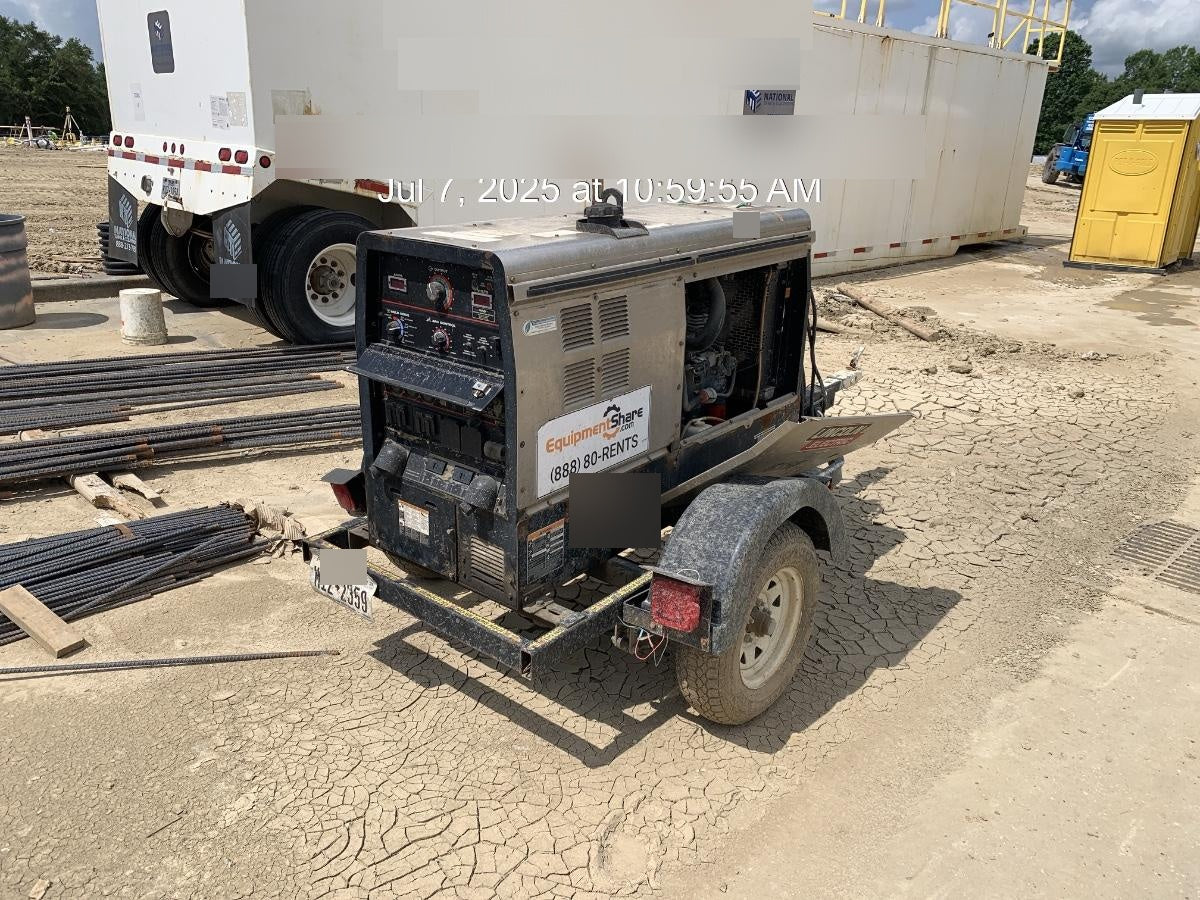 2018 Lincoln Electric Vantage 322 Lincoln Vantage 322 Welder Ready Pak 3 - Vantage 322, Trailer, Fender and light kit, Cable rack