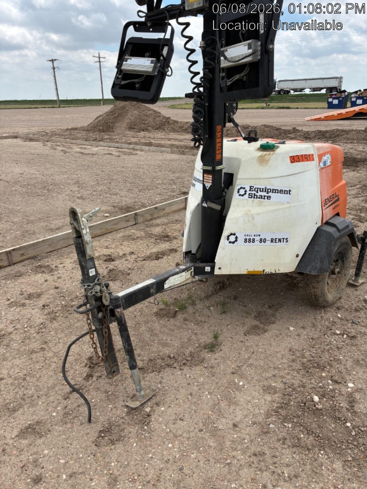 2023 Generac MLT2 Diesel, Flex Switch 120V Input, Powerzone Controller, (4) 320W LED Lights, 4kW Generator, 39.9 Gal Fuel Tank, 2" Ball, T3