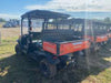 2021 Kubota RTV-X1140W-H Plastic Canopy, Windshield Acrylic Clear, LED Strobe Light, Wire Harness Kit, Back up Alarm