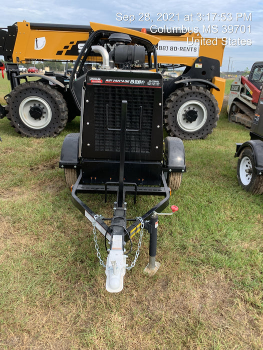 2021 Lincoln Electric Air Vantage 566 Air Vantage 566X Ready Pak 3 (includes trailer, cable rack, fender light kit); no telematics