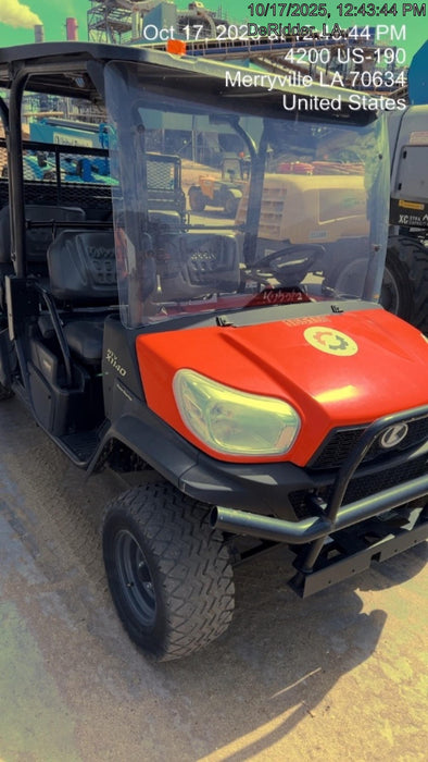 2021 Kubota RTV-X1140W-H Plastic Canopy, Windshield Acrylic Clear, LED Strobe Light, Wire Harness Kit, Back up Alarm