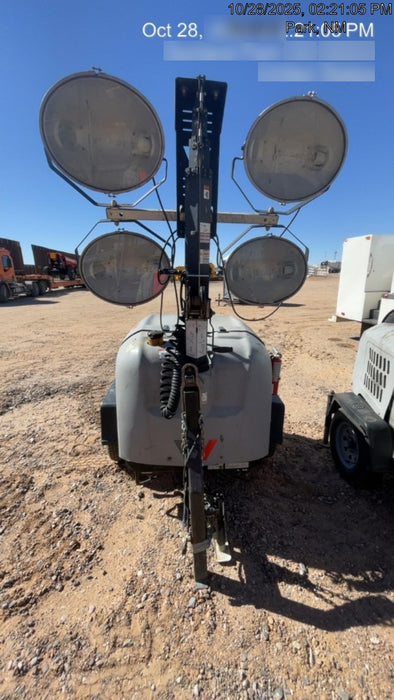2019 Wacker Neuson LTV6L-MH Mobile Light Tower w/Fuel Level Sensor Installed