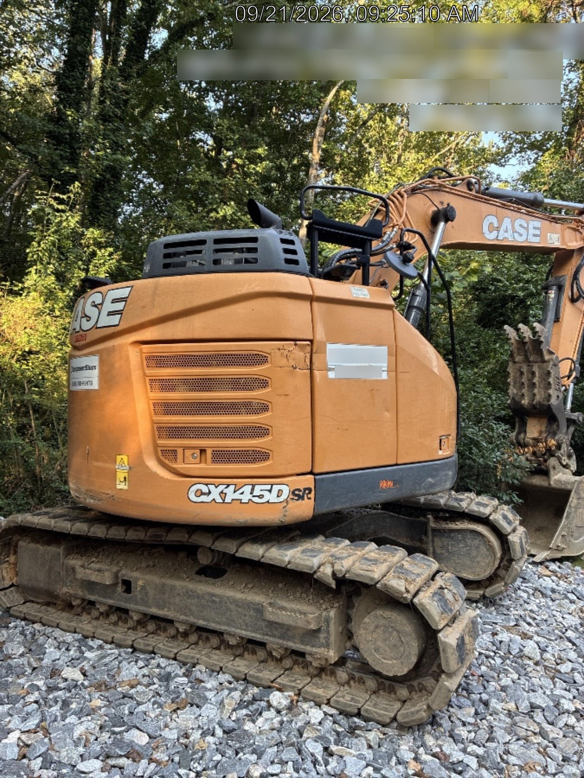 2022 CASE CX145D SR