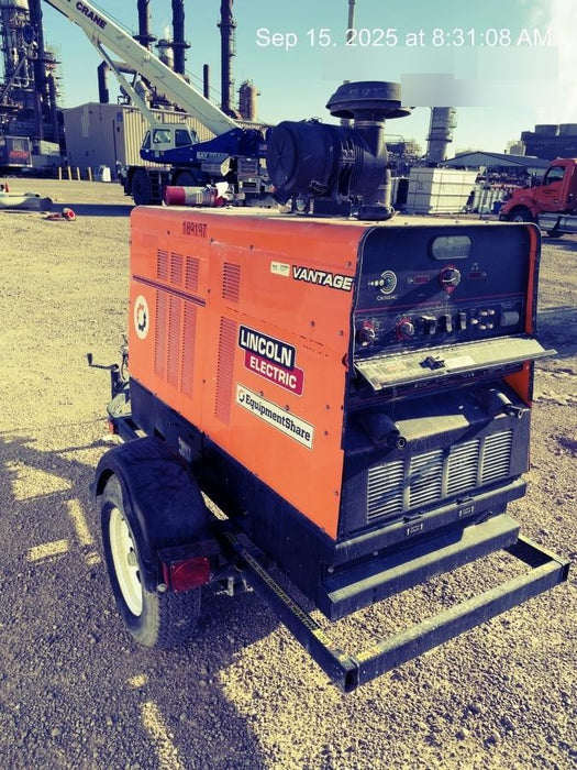 2021 Lincoln Electric Vantage 549X Ready Pak 3, ORANGE (includes trailer, cable rack, fender light kit)