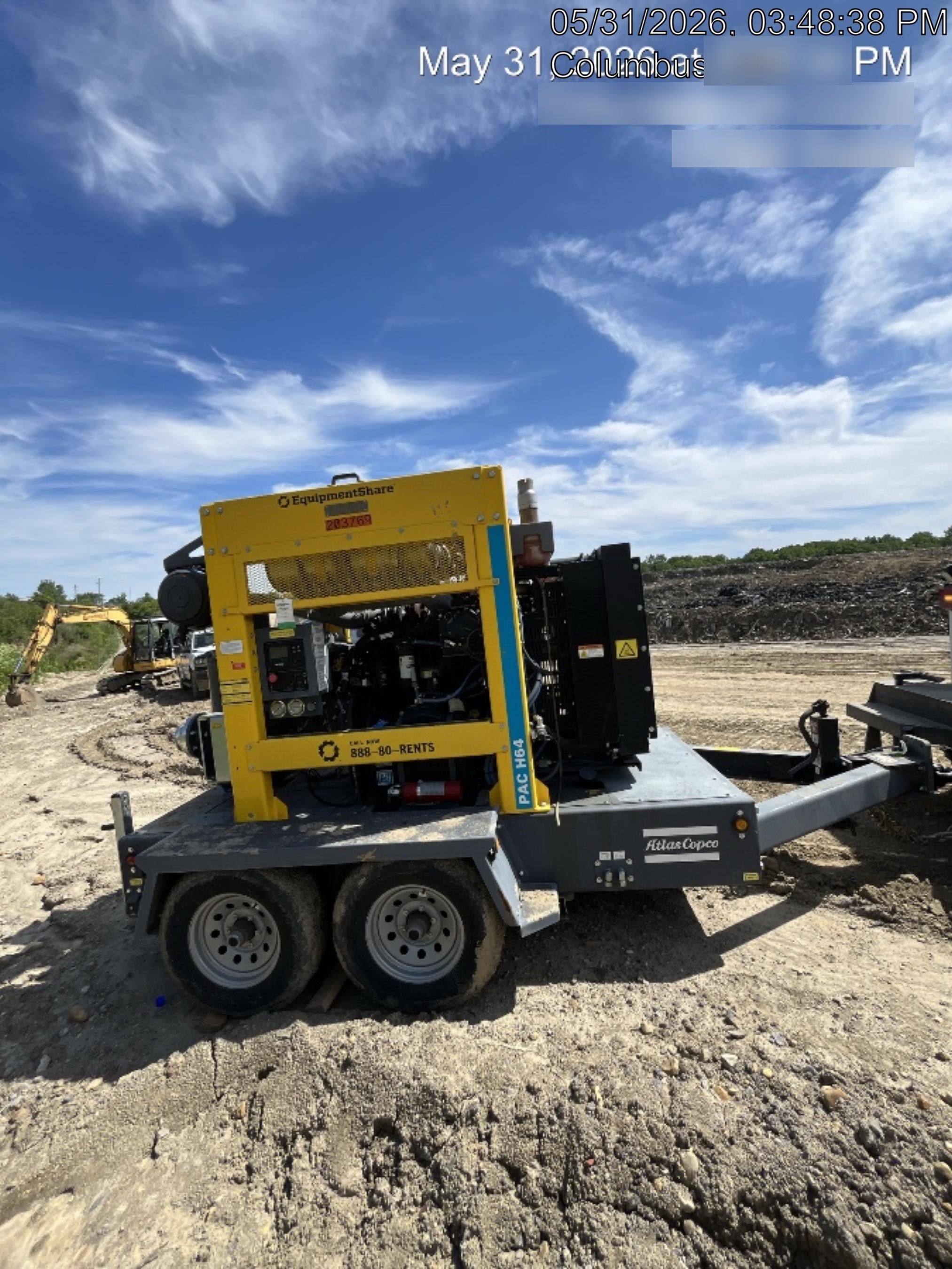 2022 ATLAS COPCO PAC H64 JD