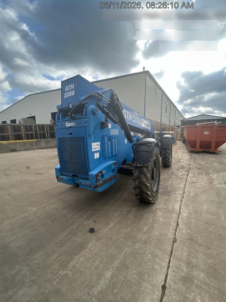 2019 Genie GTH-1056 Cab/Heat/AC, FF Tires, LED Work Lights, Beacon 60" QA Carriage, 60" Forks