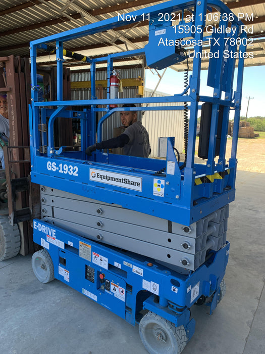 2021 Genie GS-1932 Electric Drive, Sld NM Tires, DBcns, EST