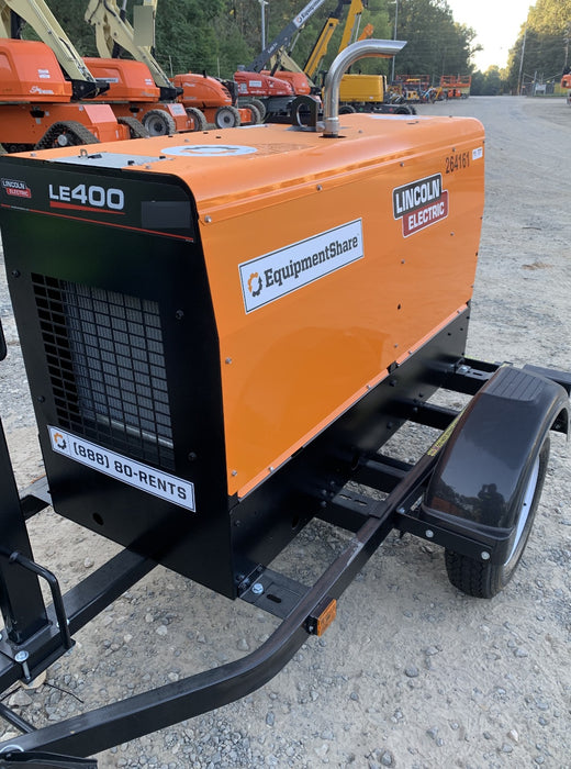 2022 Lincoln Electric LE400 Kubota V1505, Trlr, Cable Rack, Light Kit, ES Decals, T3