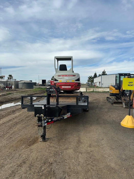 2024 TEXAS PRIDE TRAILERS 21' Lowboy Gravity Tilt Bed 14K Bumper Pull Trailer