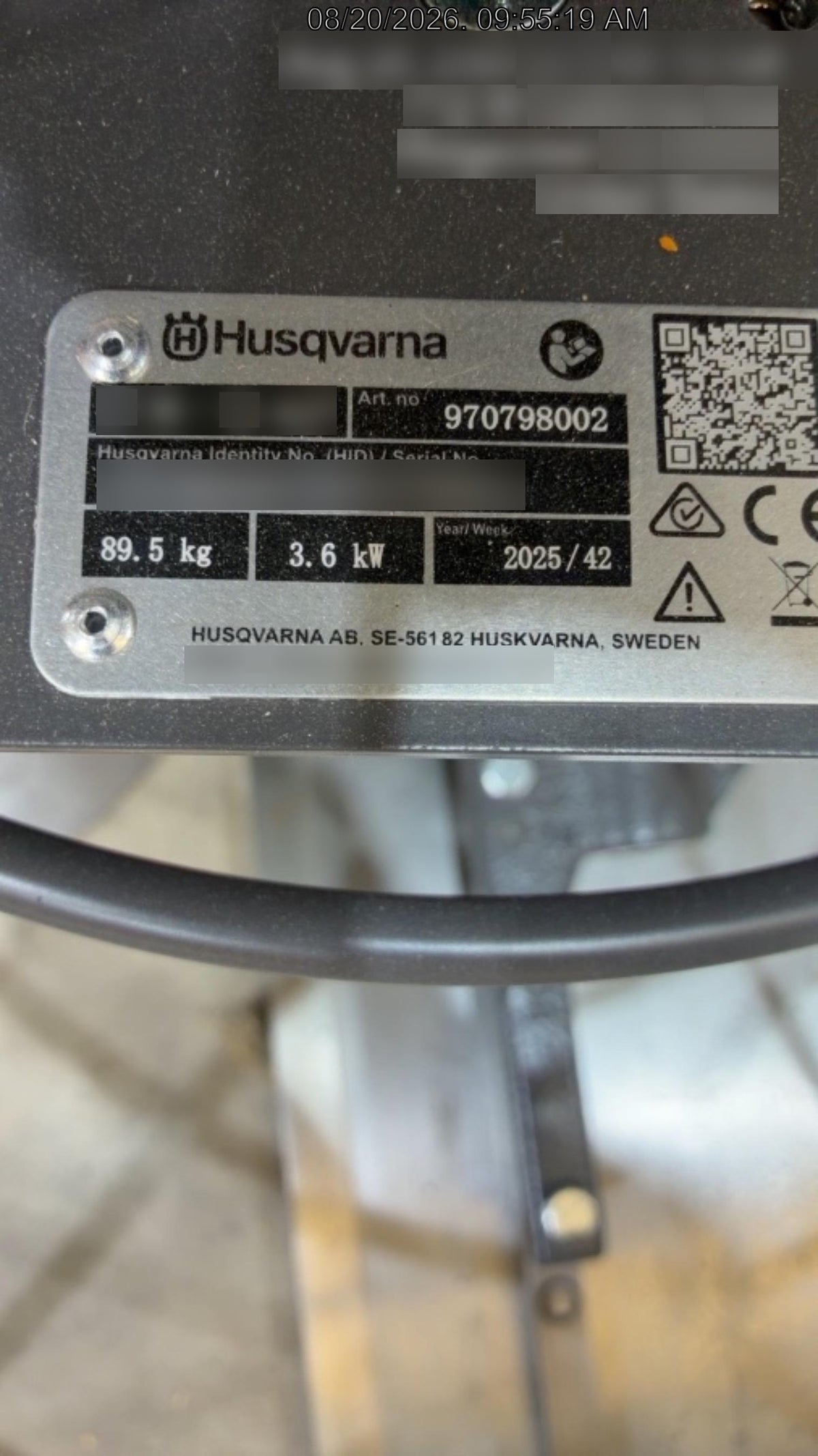 2026 HUSQVARNA CT36-5A